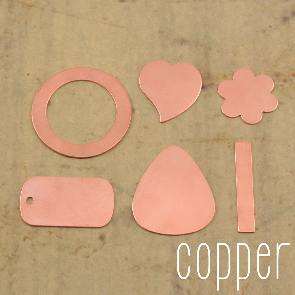 Kits & Sample Packs Copper Popular Stamping Blanks Sample Pack